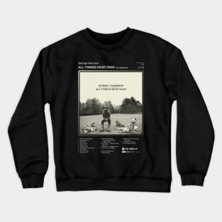 George Harrison - All Things Must Pass Tracklist Album Crewneck Sweatshirt